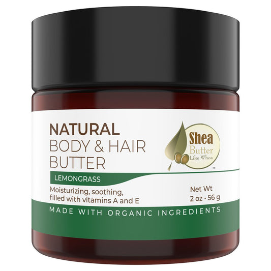 Lemongrass Natural Body & Hair Butter - Shea Butter Like Whoa
