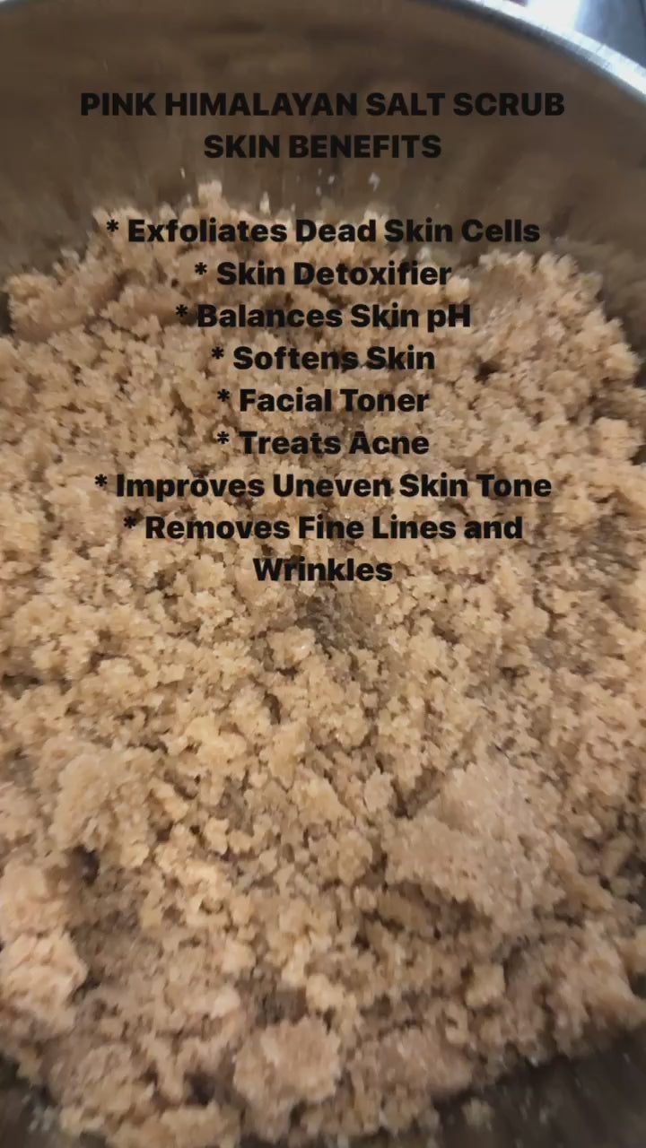 Organic Pink Himalayan Salt Scrub Video